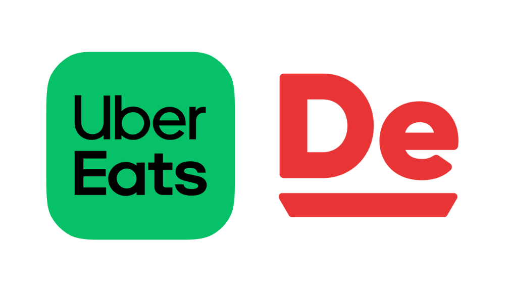 Uber eats 出前館 LOGO